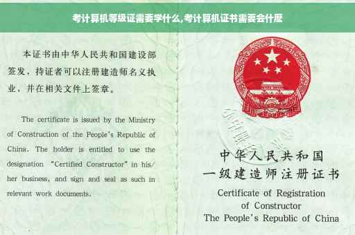 考计算机等级证需要学什么,考计算机证书需要会什麽 考计算机等级证需要学什么,考计算机证书需要会什麽