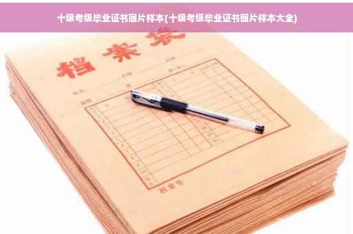 十级考级毕业证书图片样本(十级考级毕业证书图片样本大全)