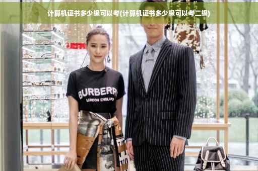 计算机证书多少级可以考(计算机证书多少级可以考二级)