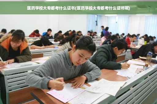 医药学校大专都考什么证书(医药学校大专都考什么证书呢)