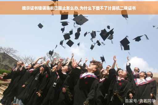 提示证书错误导航已阻止怎么办,为什么下载不了计算机二级证书