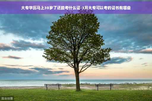 大专学历马上30岁了还能考什么证-3月大专可以考的证书有哪些