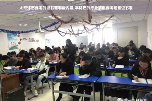 大专环艺要考的证书有哪些内容,学环艺的毕业前都要考哪些证书啊