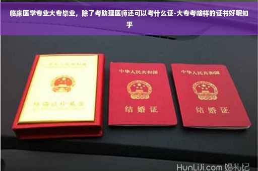 临床医学专业大专毕业，除了考助理医师还可以考什么证-大专考啥样的证书好呢知乎