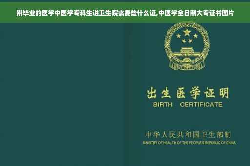 刚毕业的医学中医学专科生进卫生院需要些什么证,中医学全日制大专证书图片