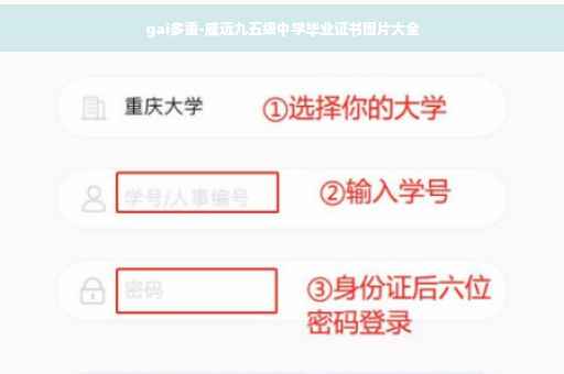 gai多重-威远九五级中学毕业证书图片大全
