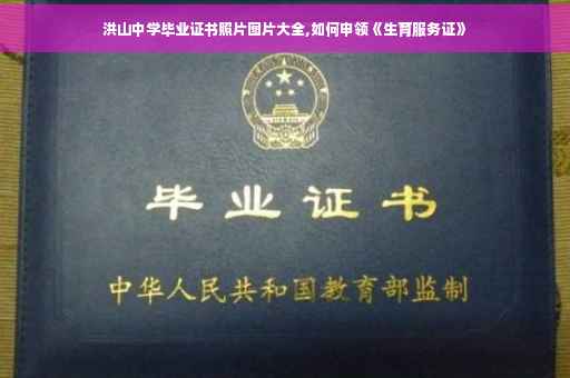 洪山中学毕业证书照片图片大全,如何申领《生育服务证》
