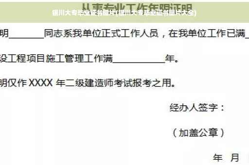 银川大专毕业证书图片(银川大专毕业证书图片大全)