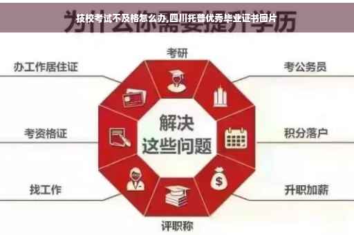技校考试不及格怎么办,四川托普优秀毕业证书图片