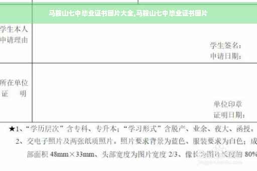 马鞍山七中毕业证书图片大全,马鞍山七中毕业证书图片