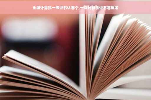 全国计算机一级证书认哪个,一级计算机证书哪里考