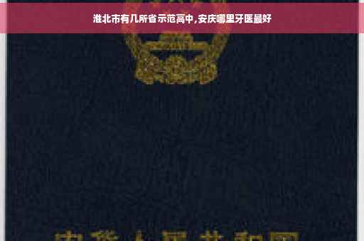 淮北市有几所省示范高中,安庆哪里牙医最好