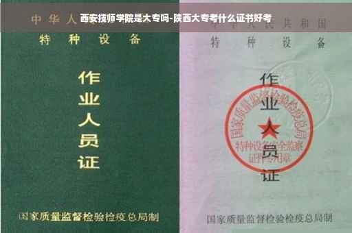 西安技师学院是大专吗-陕西大专考什么证书好考
