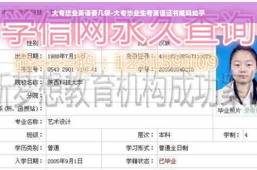 大专毕业英语要几级-大专毕业生考英语证书难吗知乎