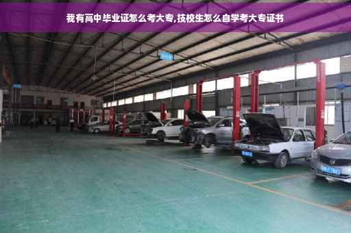我有高中毕业证怎么考大专,技校生怎么自学考大专证书
