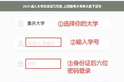 2021成人大专毕业证几月发,上班族考大专多久能下证书
