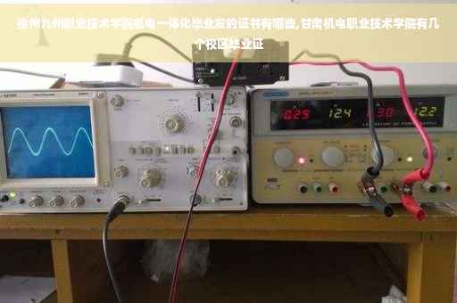 徐州九州职业技术学院机电一体化毕业发的证书有哪些,甘肃机电职业技术学院有几个校区毕业证
