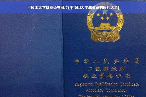 平顶山大学毕业证书图片(平顶山大学毕业证书图片大全)