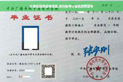 计算机四级报考流程,如何报考计算机四级证书