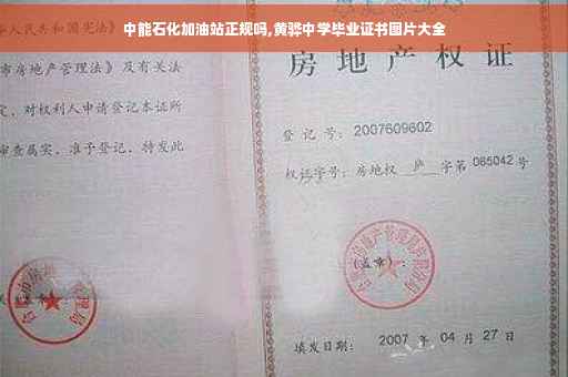 中能石化加油站正规吗,黄骅中学毕业证书图片大全