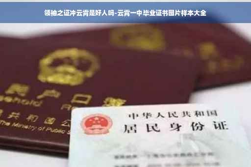 领袖之证冲云霄是好人吗-云霄一中毕业证书图片样本大全