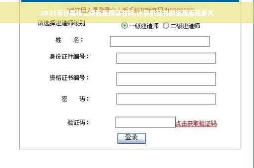 2021年计算机二级有纸质证书吗,计算机证书的纸质版是多大