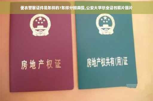 便衣警察证件是怎样的?怎样分辨真假,公安大学毕业证书照片图片