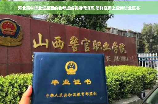 河北高中毕业证后面的会考成绩表如何填写,怎样在网上查询毕业证书