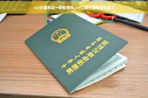cct计算机证一级有用吗,cct二级计算机证书丢了