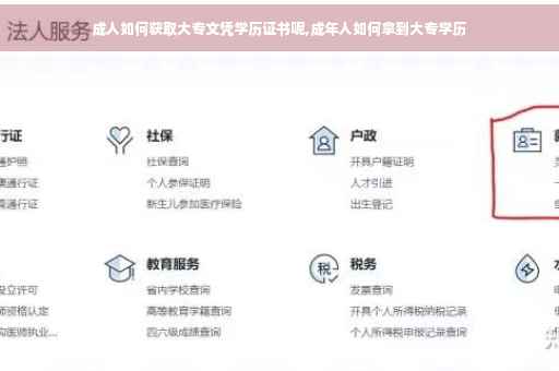 成人如何获取大专文凭学历证书呢,成年人如何拿到大专学历