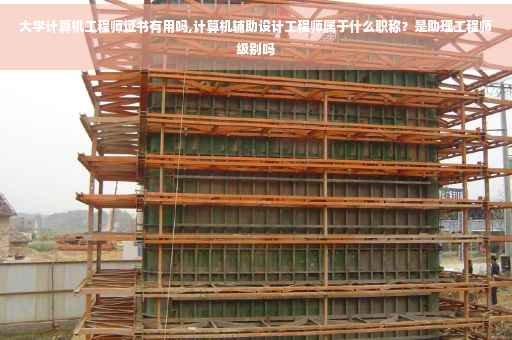 大学计算机工程师证书有用吗,计算机辅助设计工程师属于什么职称？是助理工程师级别吗