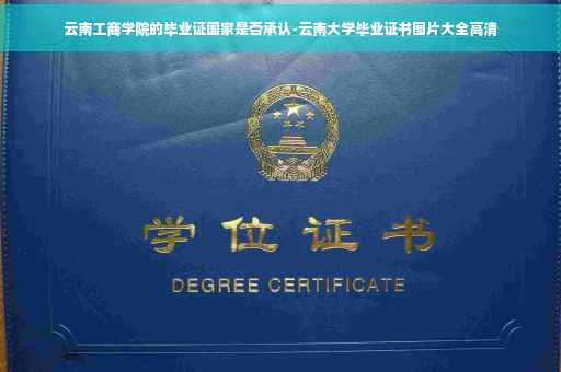 云南工商学院的毕业证国家是否承认-云南大学毕业证书图片大全高清