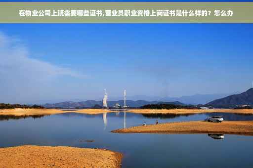 在物业公司上班需要哪些证书,营业员职业资格上岗证书是什么样的？怎么办