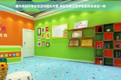 国内预科大专毕业证书图片大全,预科生和正常学生发的毕业证一样