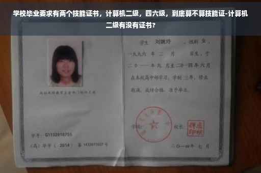 学校毕业要求有两个技能证书，计算机二级，四六级，到底算不算技能证-计算机二级有没有证书?