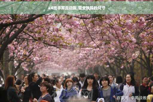 a4纸手写页边距,营业执照的尺寸