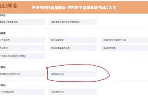 老男孩创作背景故事-老电影学院毕业证书图片大全