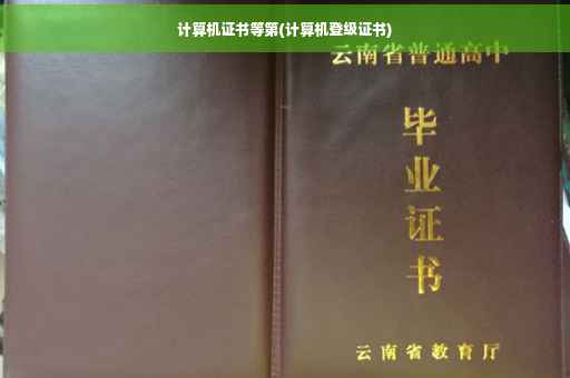 计算机证书等第(计算机登级证书)