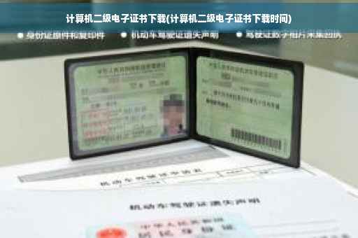 计算机二级电子证书下载(计算机二级电子证书下载时间)