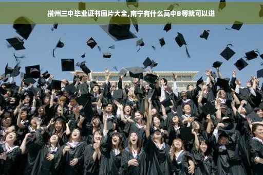 横州三中毕业证书图片大全,南宁有什么高中B等就可以进