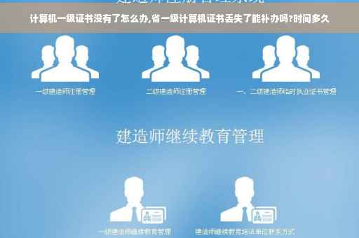 计算机一级证书没有了怎么办,省一级计算机证书丢失了能补办吗?时间多久