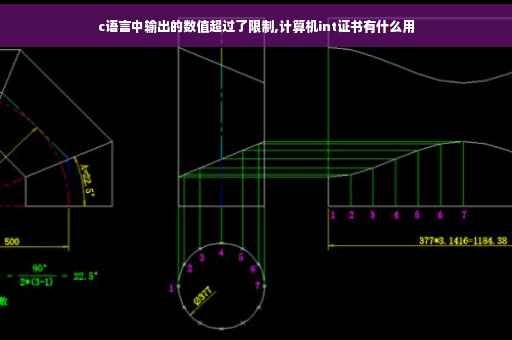 c语言中输出的数值超过了限制,计算机int证书有什么用