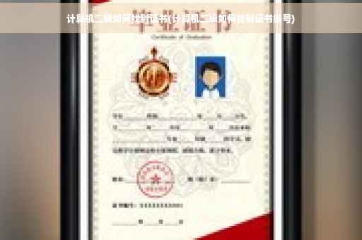 计算机二级如何找到证书(计算机二级如何找到证书编号)