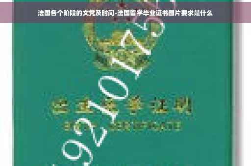 法国各个阶段的文凭及时间-法国留学毕业证书图片要求是什么