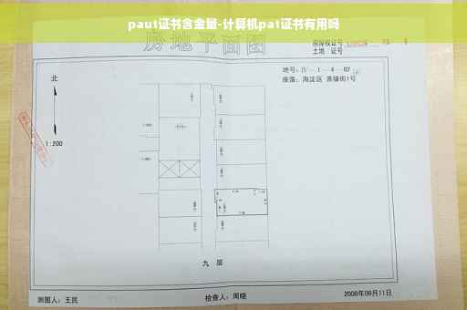paut证书含金量-计算机pat证书有用吗