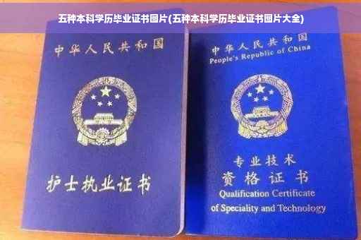 五种本科学历毕业证书图片(五种本科学历毕业证书图片大全)