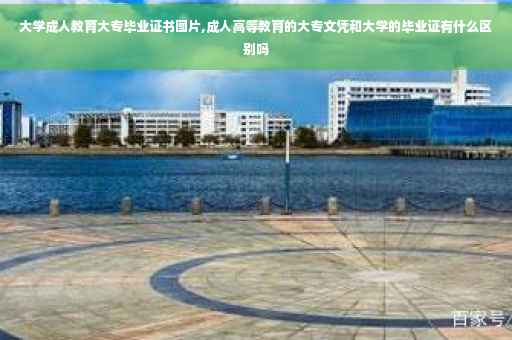 大学成人教育大专毕业证书图片,成人高等教育的大专文凭和大学的毕业证有什么区别吗