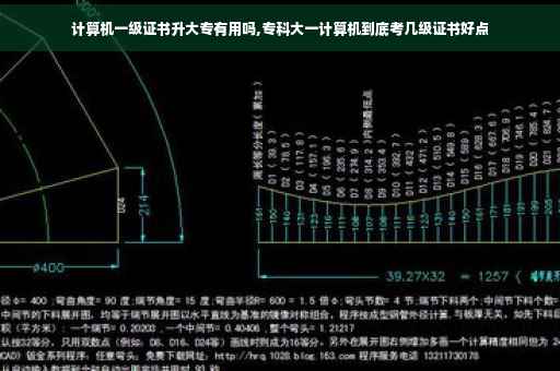 计算机一级证书升大专有用吗,专科大一计算机到底考几级证书好点