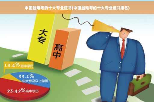 中国最难考的十大专业证书(中国最难考的十大专业证书排名)