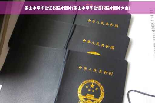 泰山中学毕业证书照片图片(泰山中学毕业证书照片图片大全)